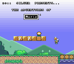 Le Avventure di Mario 1 Title Screen